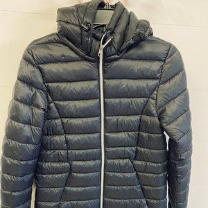 Zenana Black Puffer Coat Small NWT